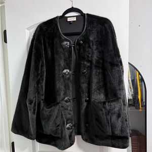 Universal Thread Black Fur Jacket